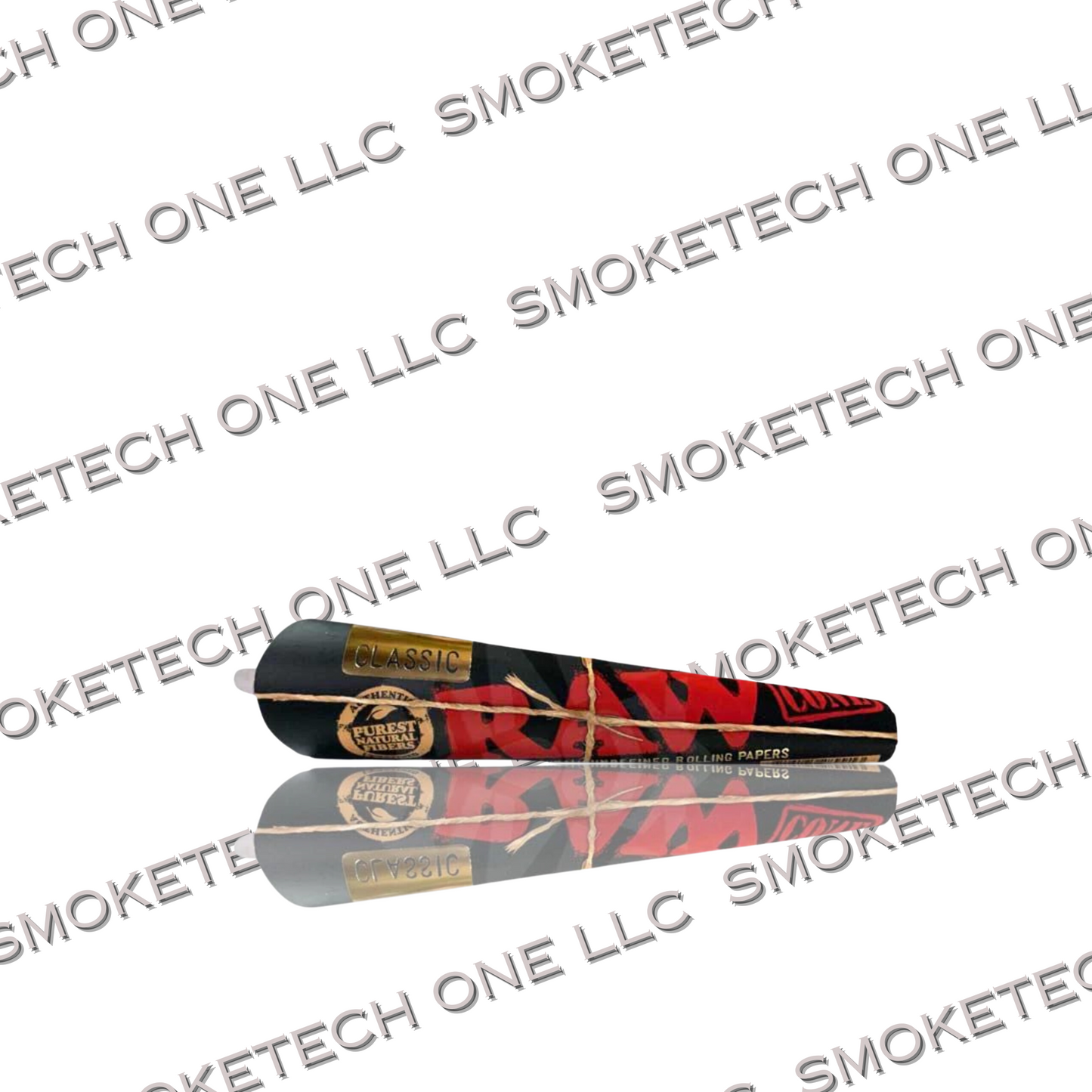 RAW Black Cone 1 1/4 - 6 Pack - Smoke Tech One LLC