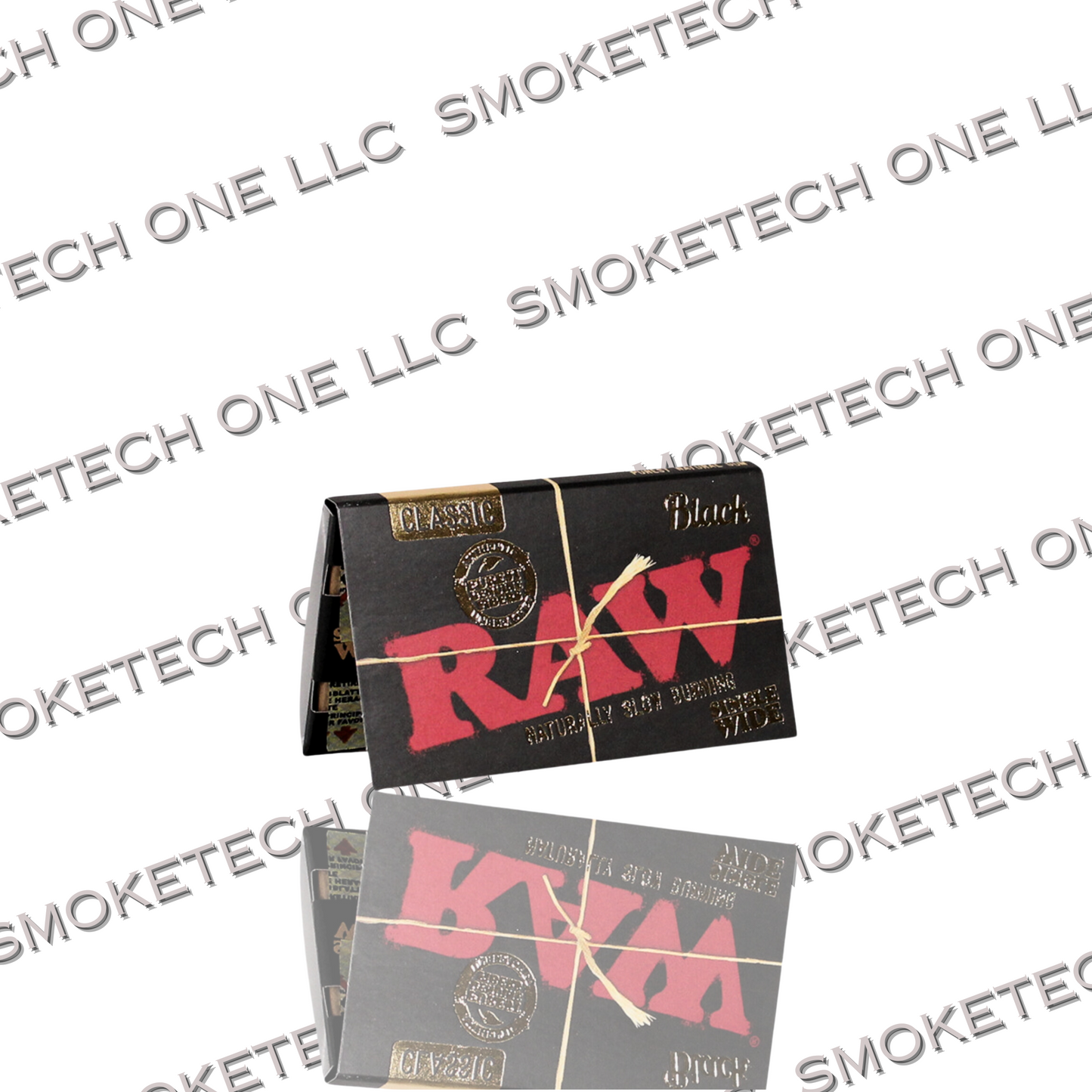 RAW Black Classic Single Wide Rolling Papers - Smoke Tech One LLC