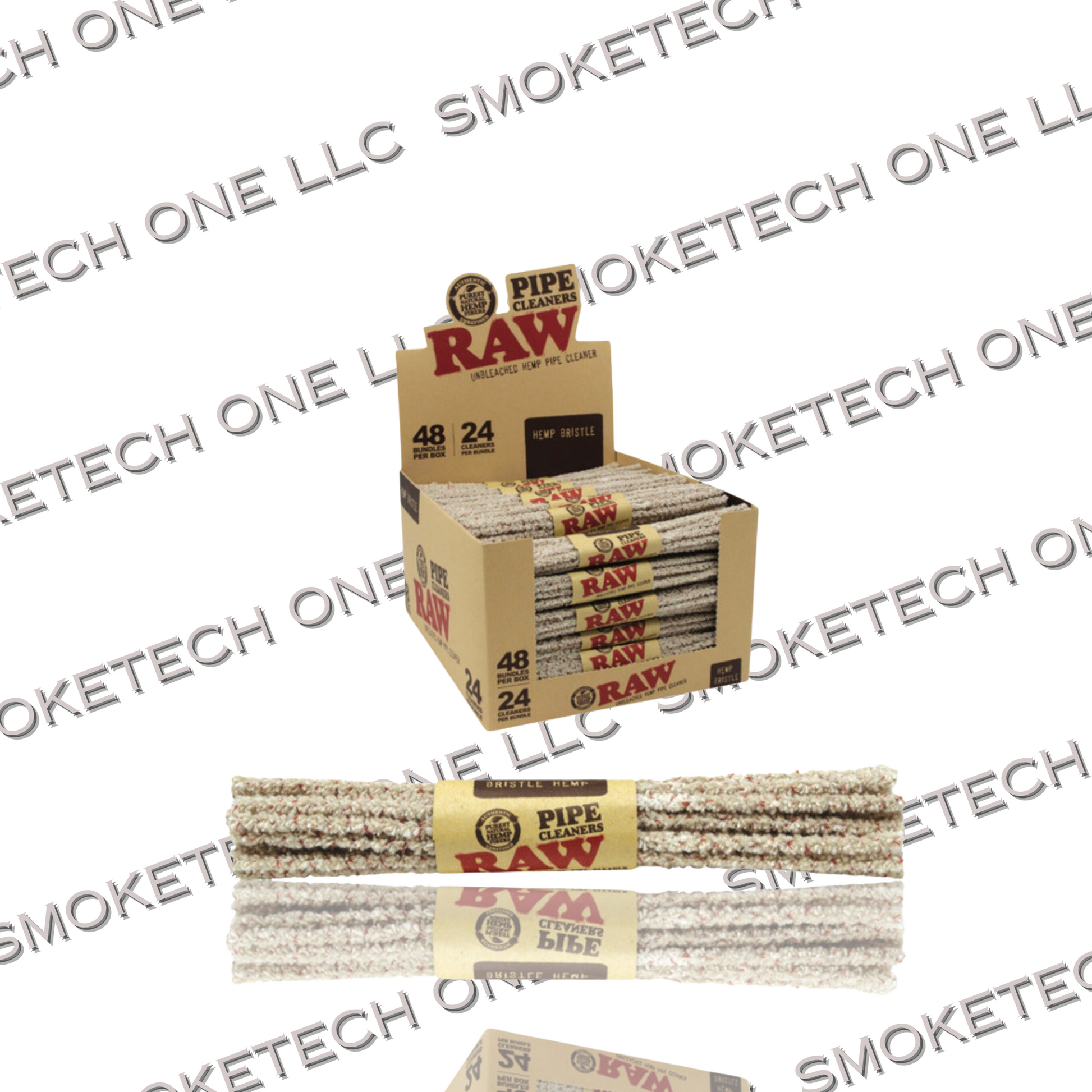 RAW HEMP PIPECLEANERS BRISTLE - Smoke Tech One LLC