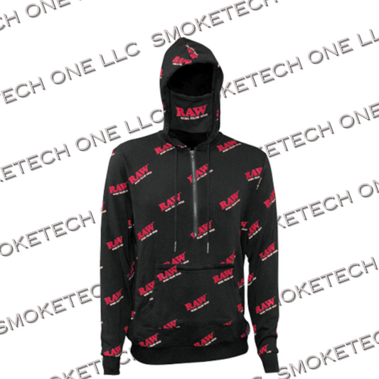 RAW Rawlers Hoodie (Red Logo) - Smoke Tech One LLC