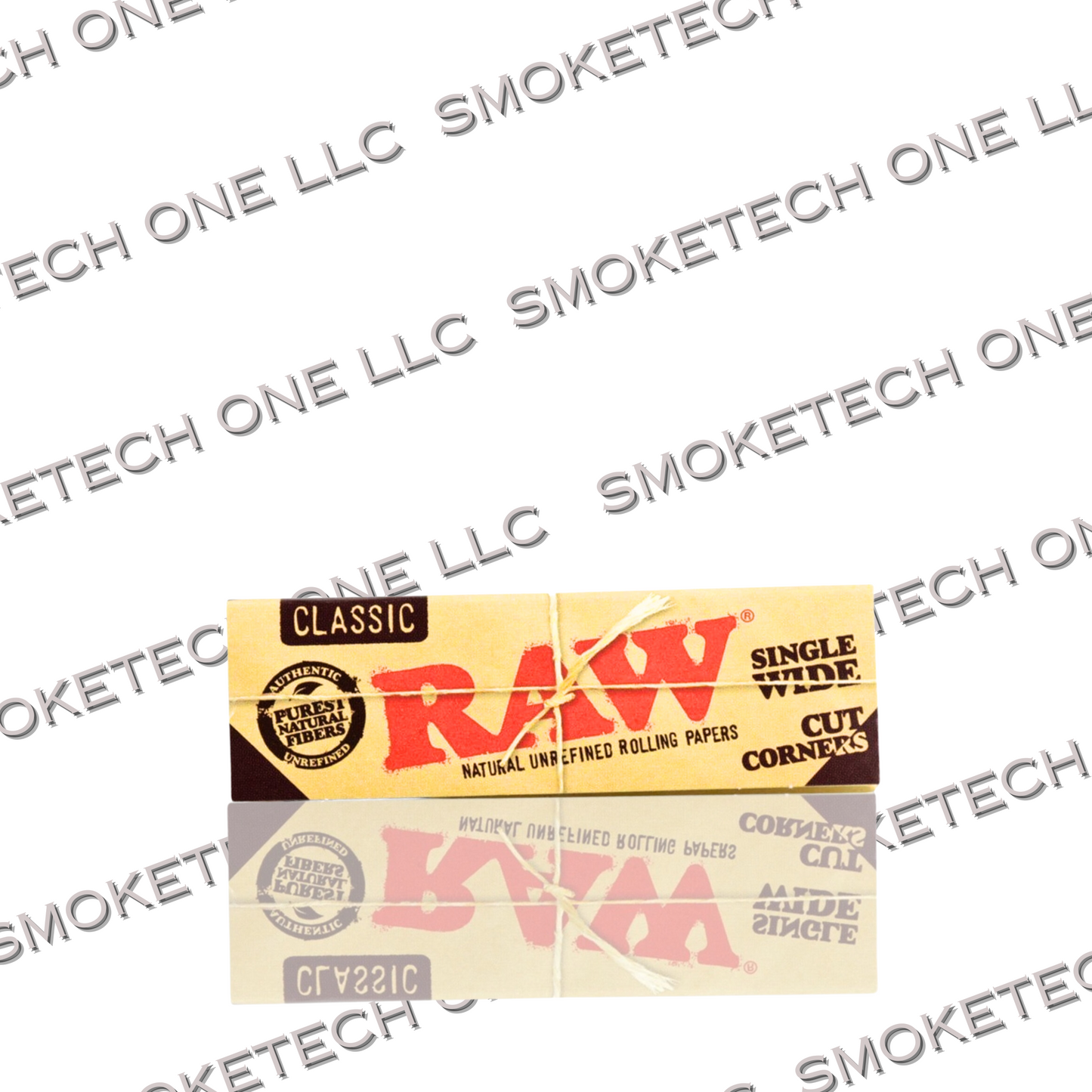 RAW Classic Cut Corners Single Wide Rolling Papers - Smoke Tech One LLC