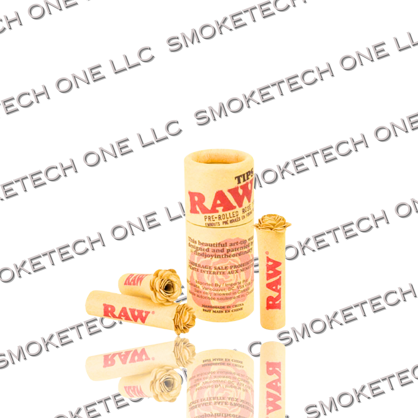 RAW Pre-Rolled Rose Tip - Smoke Tech One LLC