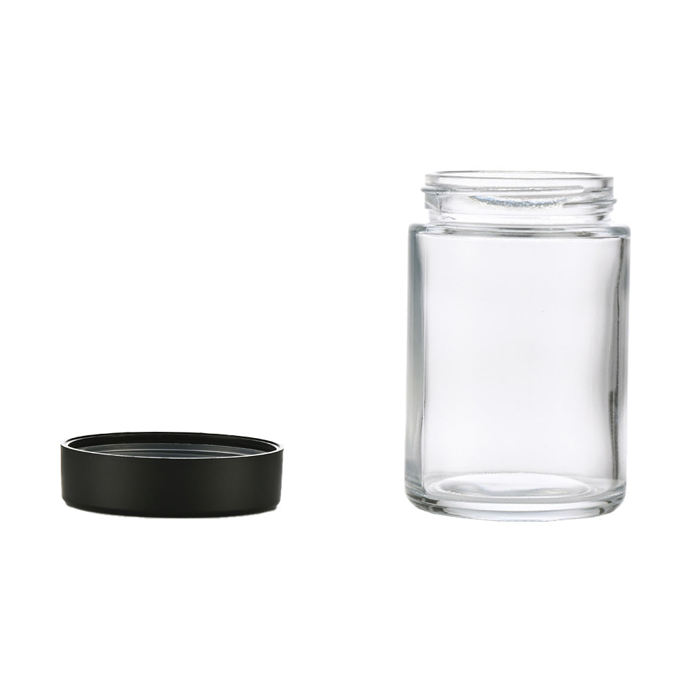 5oz Clear Glass Storage Jar 5OZ 57x86MM - Smoke Tech One LLC