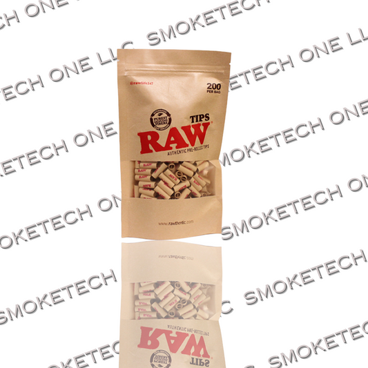 RAW Pre-Rolled Tips 200 Bag - Smoke Tech One LLC