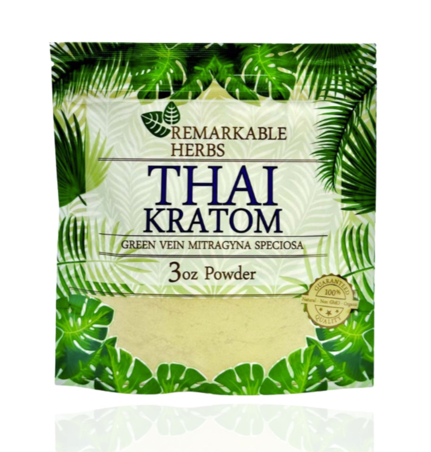 Remarkable Herbs Thai Kratom – Green Vein (3oz Powder) - Smoke Tech One LLC