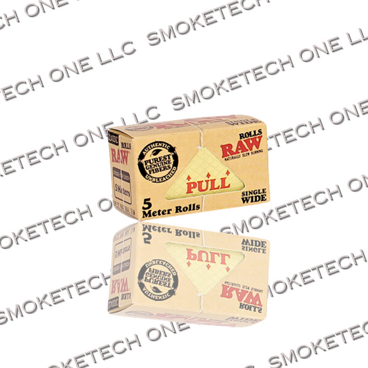 RAW Classic Paper Rolls Single Wide - 5 Meters - Smoke Tech One LLC