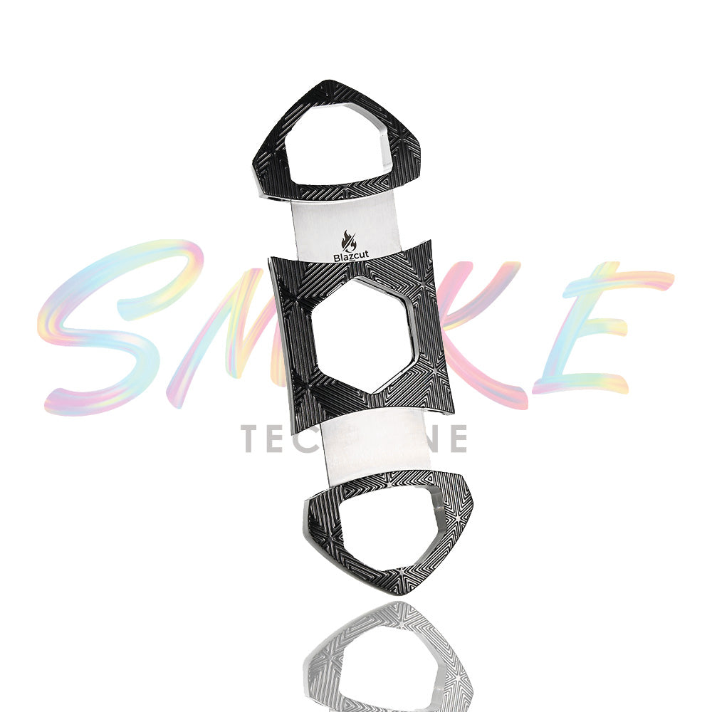 Blazcut Geometric Pattern Cigar Cutter AC009-1 - Smoke Tech One LLC
