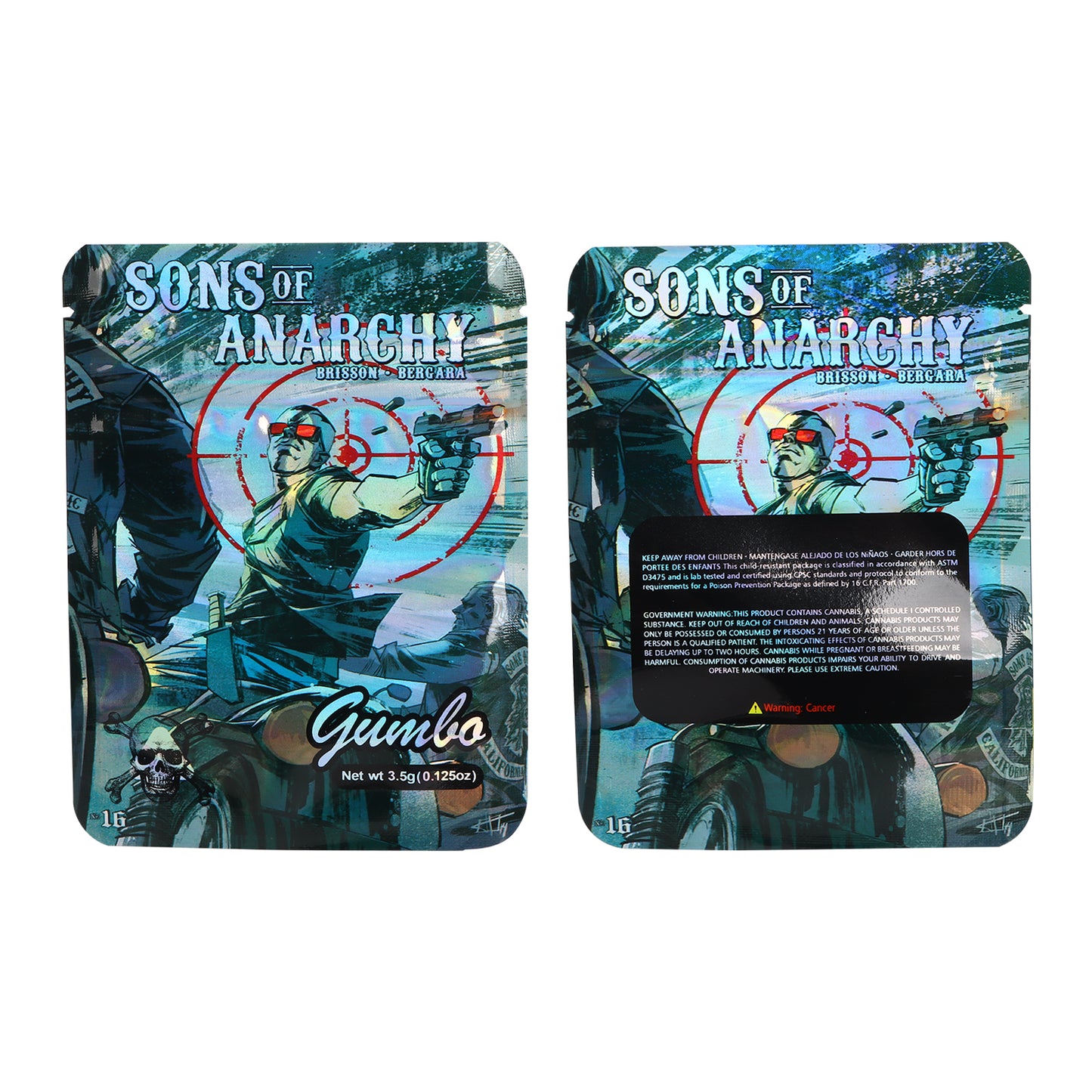 Gumbo Sons of Anarchy Mylar Bag BAG-11