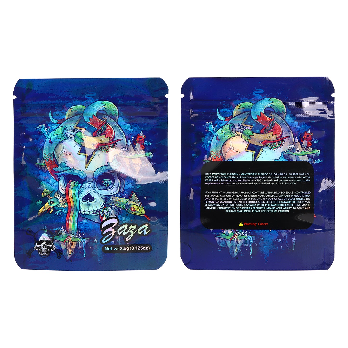 Zaza Cosmic Mermaid Mylar Bag BAG-4