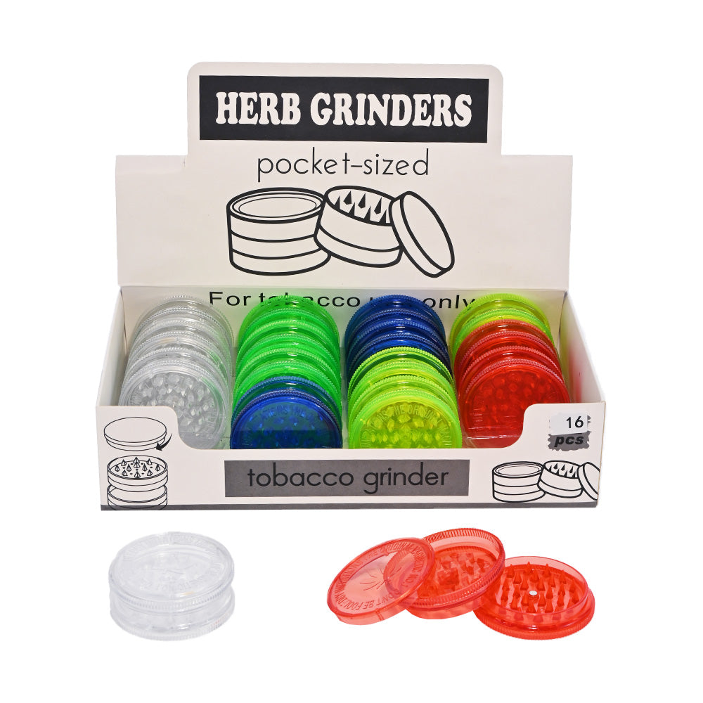 D&K Vibrant Spiral Acrylic Herb Grinder DK4004P