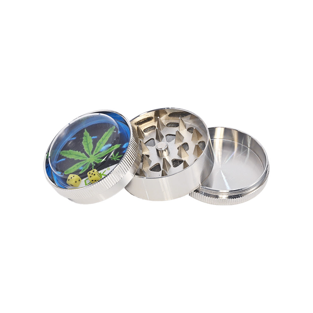 3D Dome Top 3-Piece Metal Herb Grinder DK5036-3