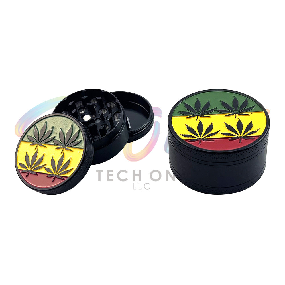 Rasta Striped Leaf Embossed DK5212A-3 - Smoke Tech One LLC