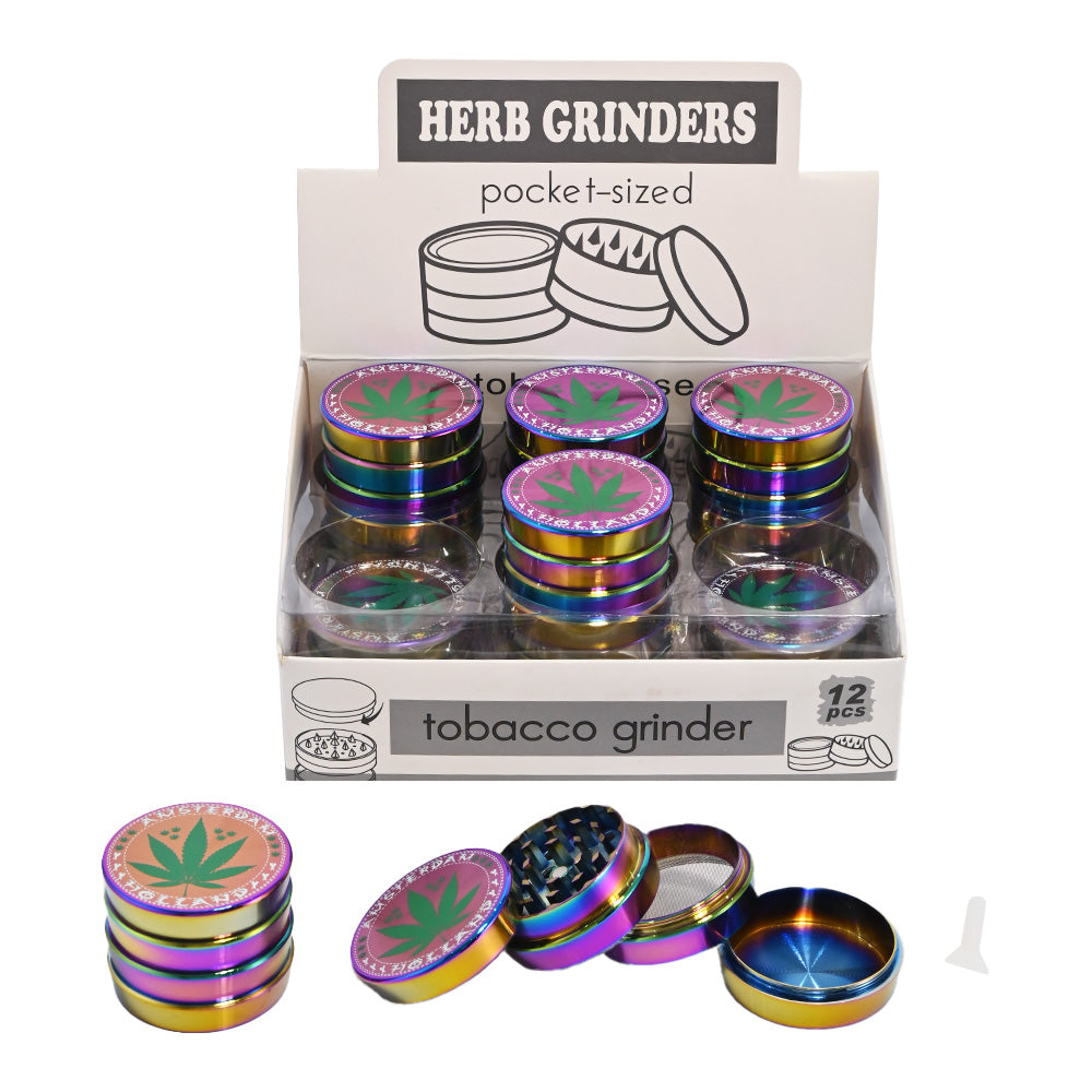 Titanium 4-Piece Metal Herb Grinder DK5797C-4