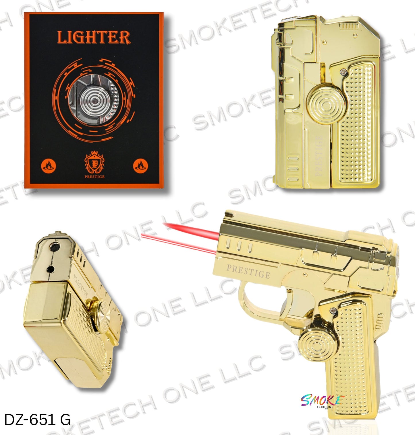 Prestige Gun Style Torch Lighters (DZ-651)
