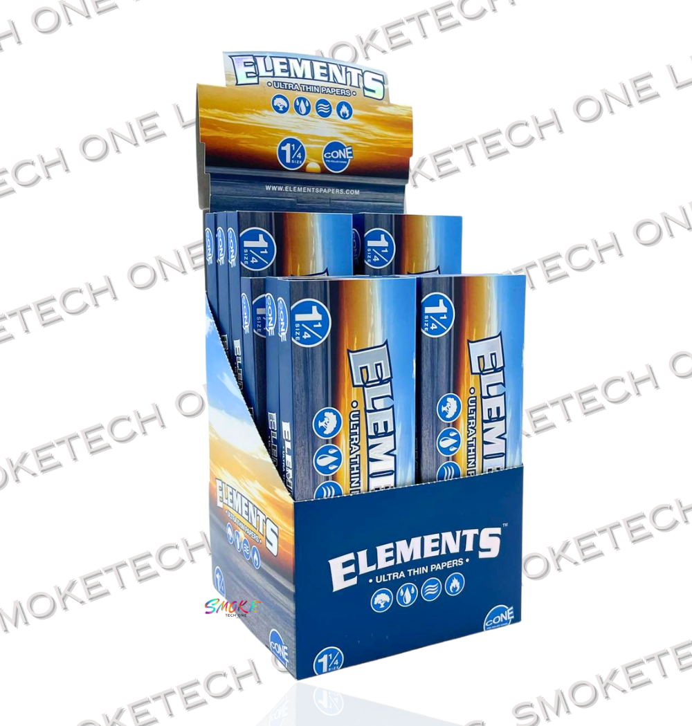 Elements Pre-Rolled Cones – 20 Packs Display Box