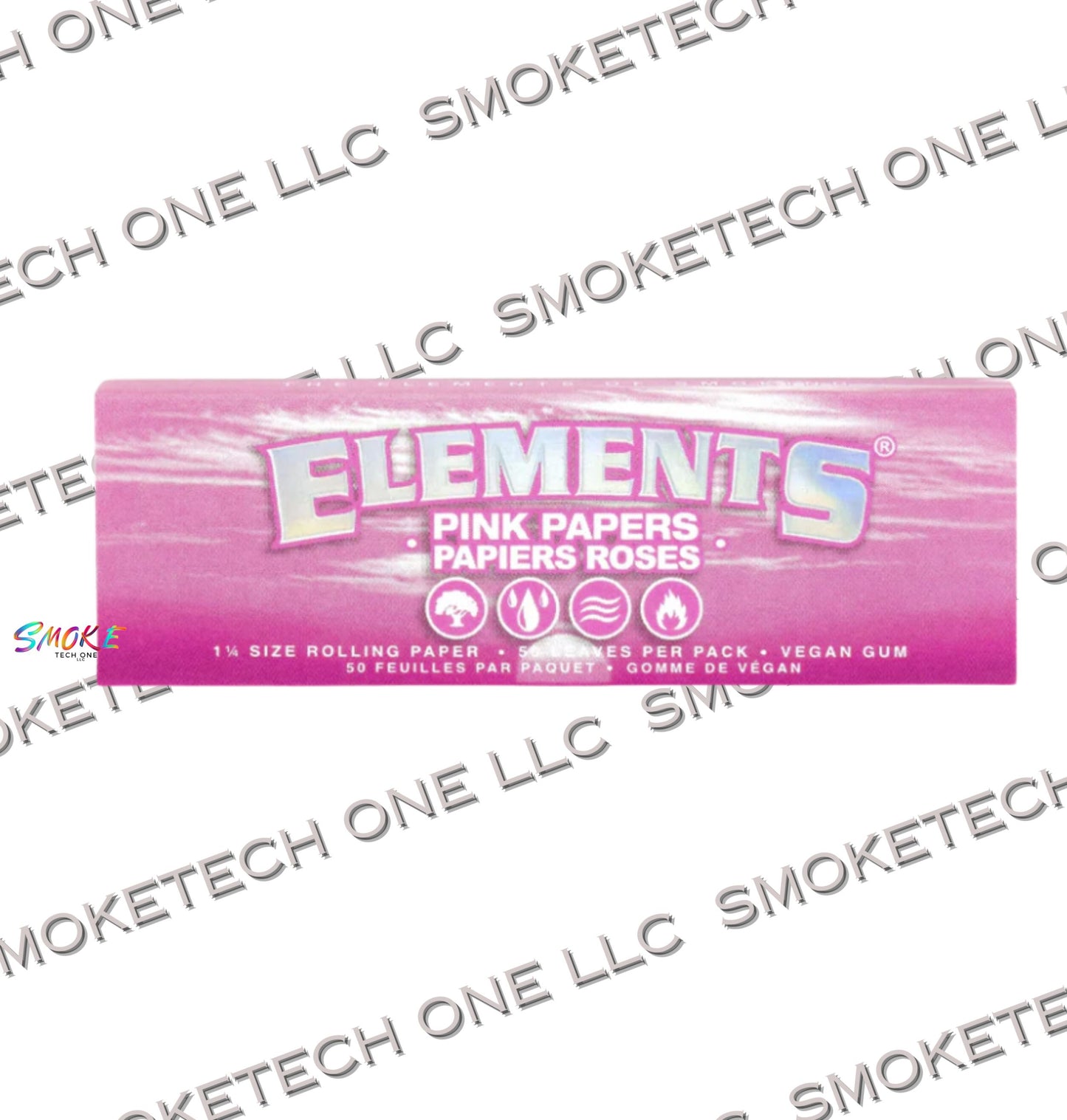 Elements Pink Rolling Papers - Smoke Tech One LLC