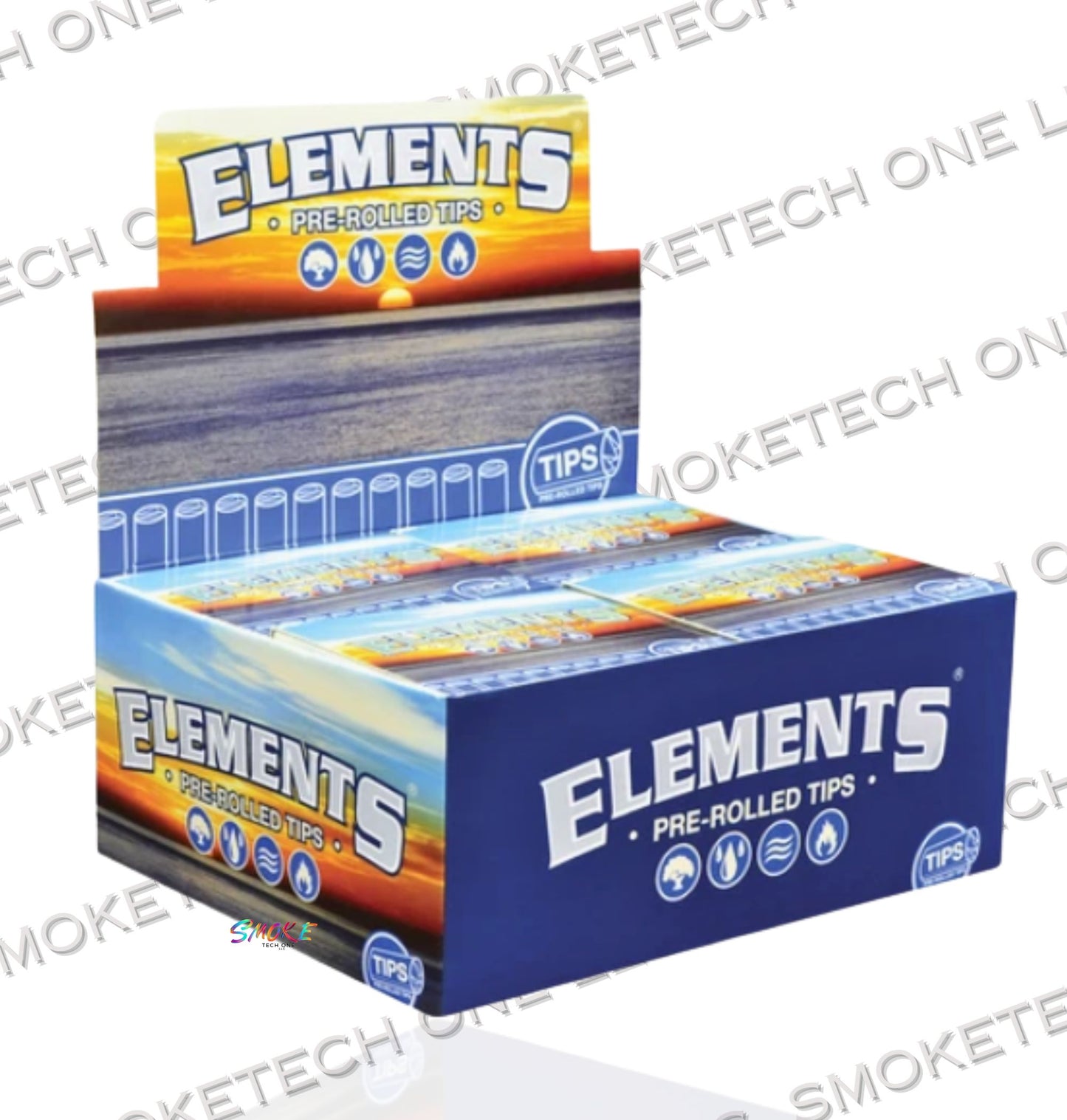 Elements Pre-Rolled Tips - 21 pack (Smooth Grain Cut) - Smoke Tech One LLC