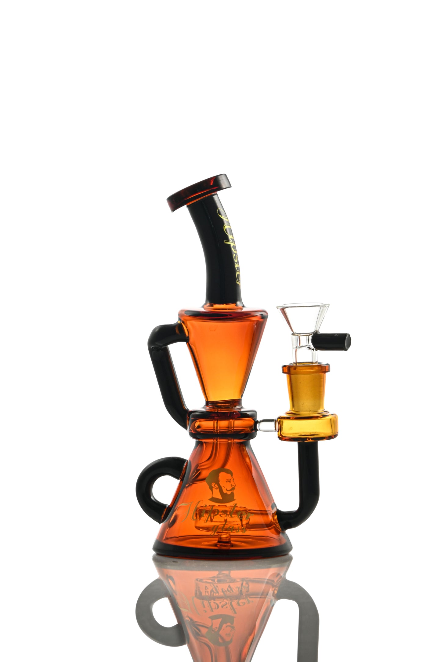 Hipster 8-inch glass water pipe FS015