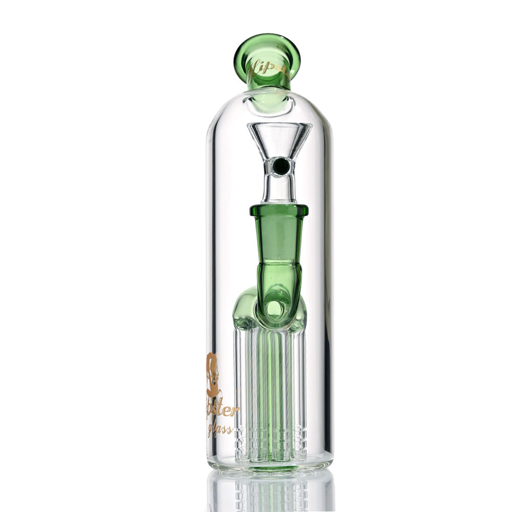 Hipster 7 inch Borosilicate Glass Water Pipe – Tree Percolator (FS044)