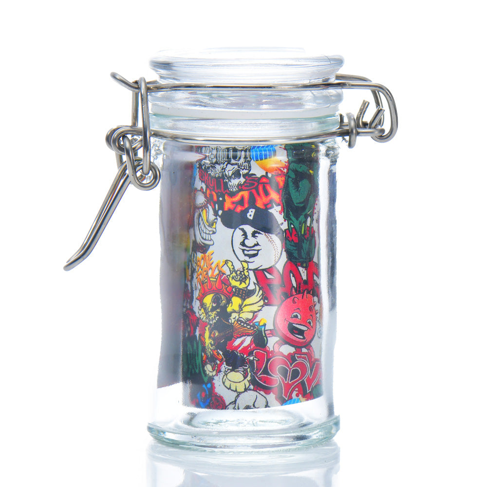 Street Smoker Set – Graffiti Edition (Includes Bong, Grinder, Jar) GRSET 01
