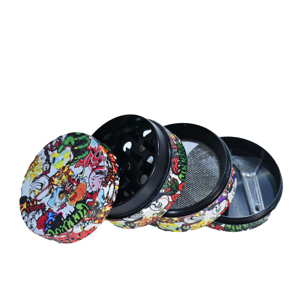 Street Smoker Set – Graffiti Edition (Includes Bong, Grinder, Jar) GRSET 01