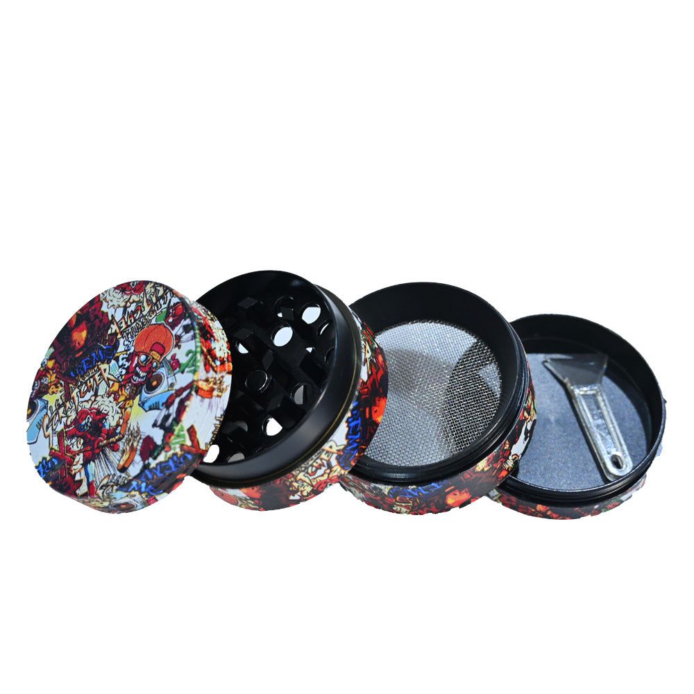 Retro Rips Set – Toon Trip Edition (Includes Bong, Grinder, Jar) GRSET04