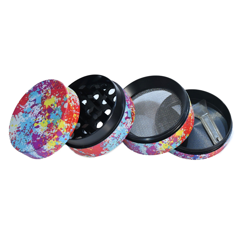 Color Burst Set – Art Drop Edition (Includes Bong, Grinder, Jar) GRSET06