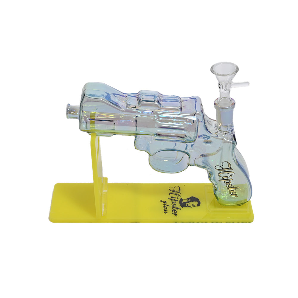 Hipster 7 inch Revolver Glass Water Pipe – GS032