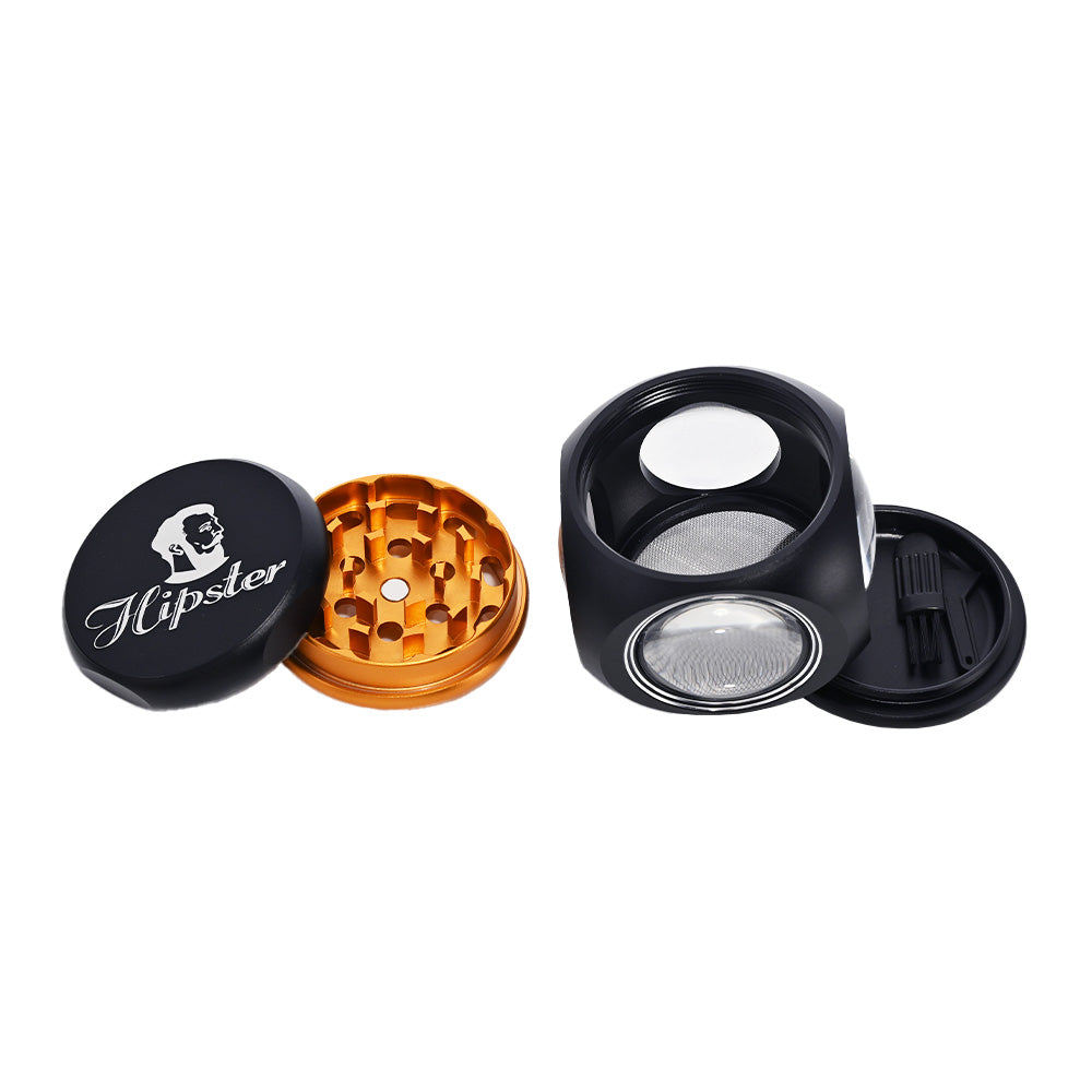 Hipster 4-Piece Herb Grinder HU018 - Smoke Tech One LLC