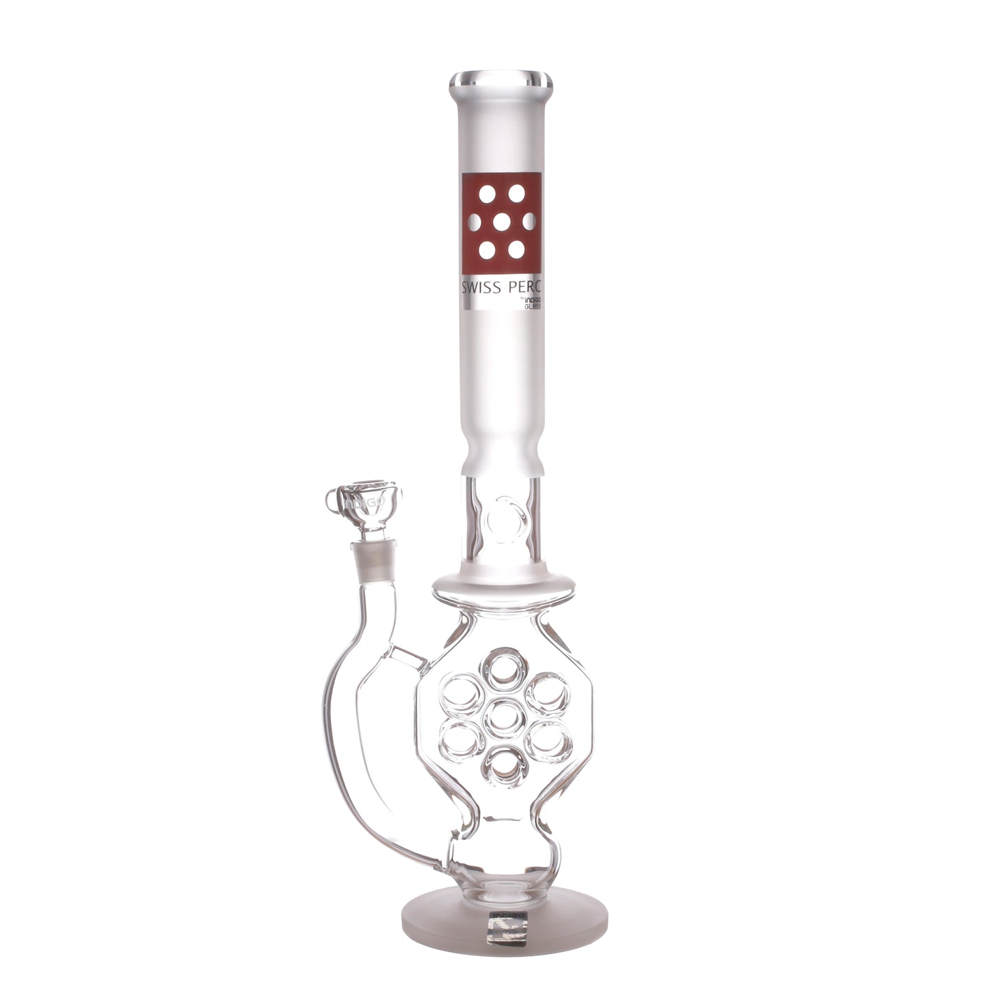 Indigo 20-inch Swiss Perc Bong ID-SWISS - Smoke Tech One LLC