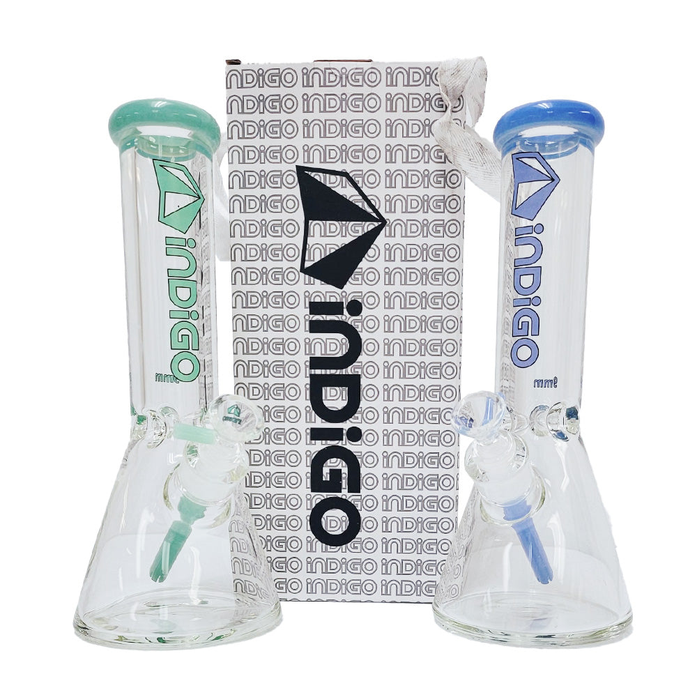 Indigo 12-Inch Straight Tube Bong ID-9012S - Smoke Tech One LLC