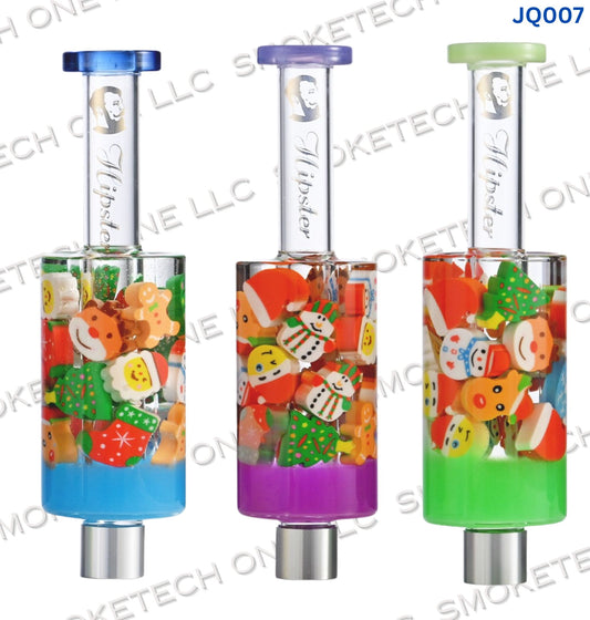 JQ007 - Hispter Festive Glass Themed Nectar Collector