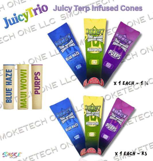 Juicy Trio Terp Infused Cones