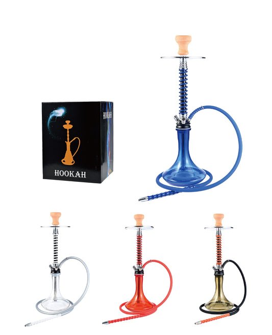 Luxor Spiral Glass Hookah 25" – MKA116