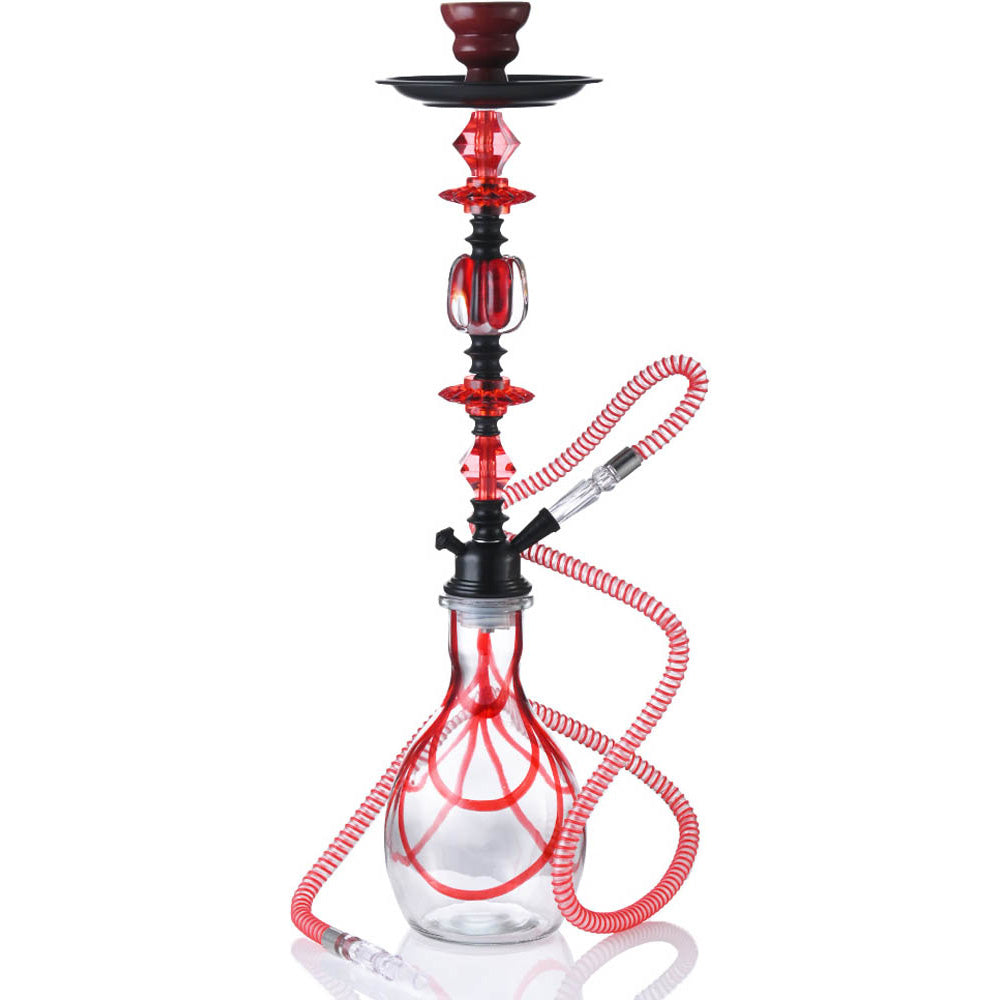 Luxor Crystal Glass Hookah 23" (NP-88)