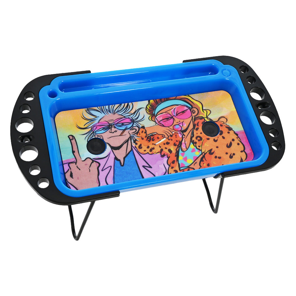 Hipster Neon Vortex LED Rolling Tray NU010