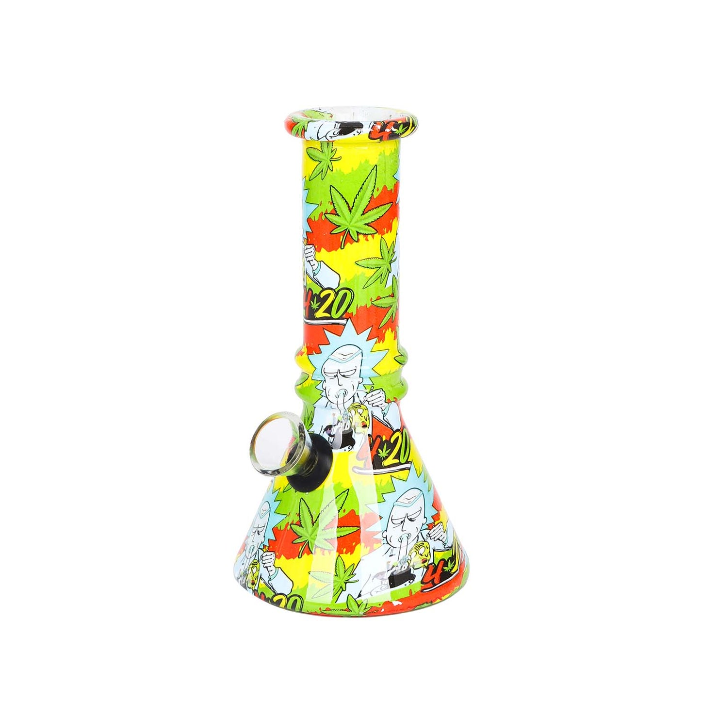 R&M Bong Gift Set (Includes Bong, Grinder, Jar)