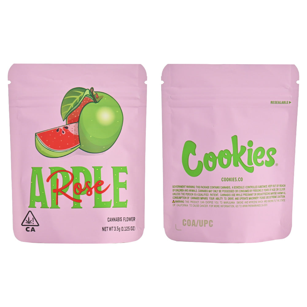Apple Rose/Cookies Girl Cannabis Flower Pouch PK363/364