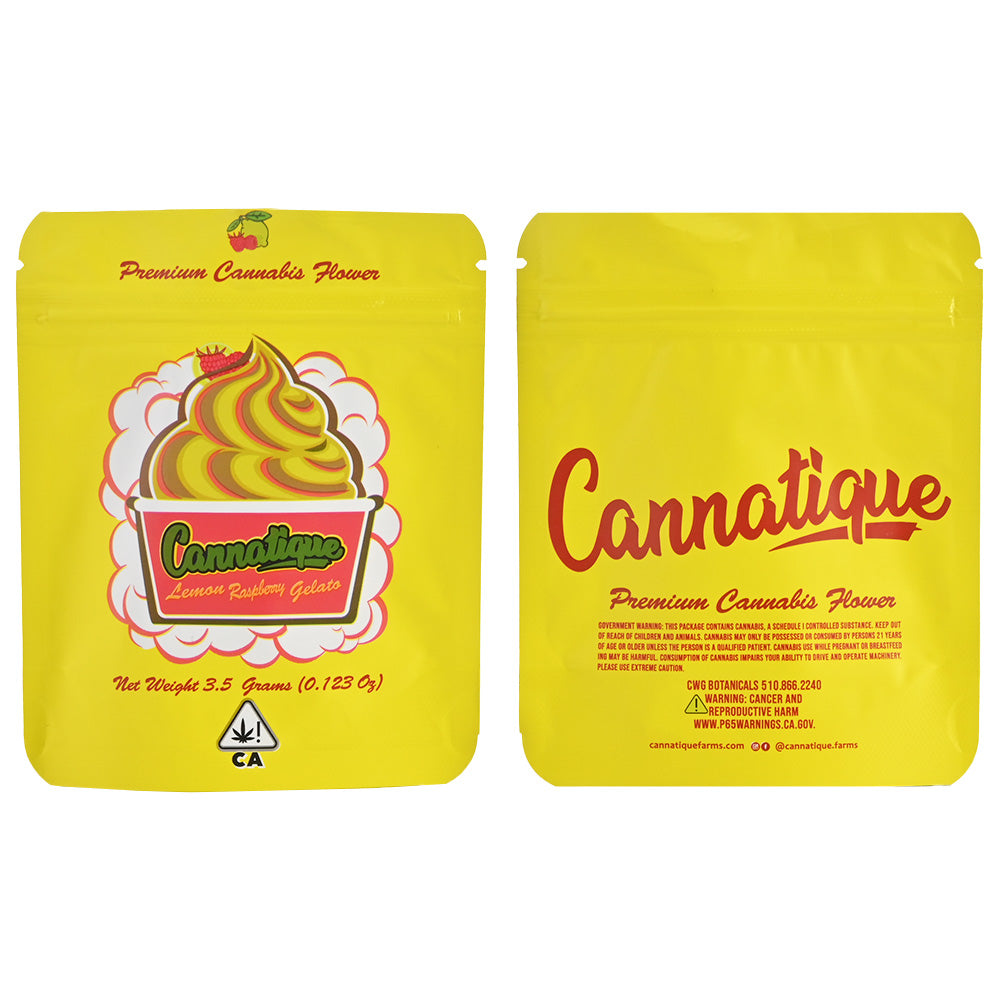 Lemon Raspberry Gelato Cannabis Flower Pouch PK400