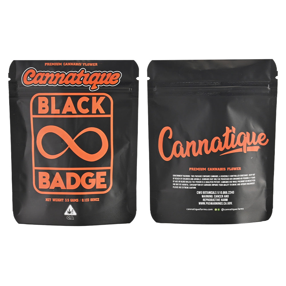 Cannatique Black badge Cannabis Flower Pouch PK404