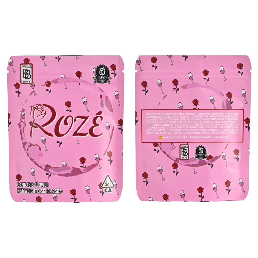 Roze Cannabis Flower Pouch PK422