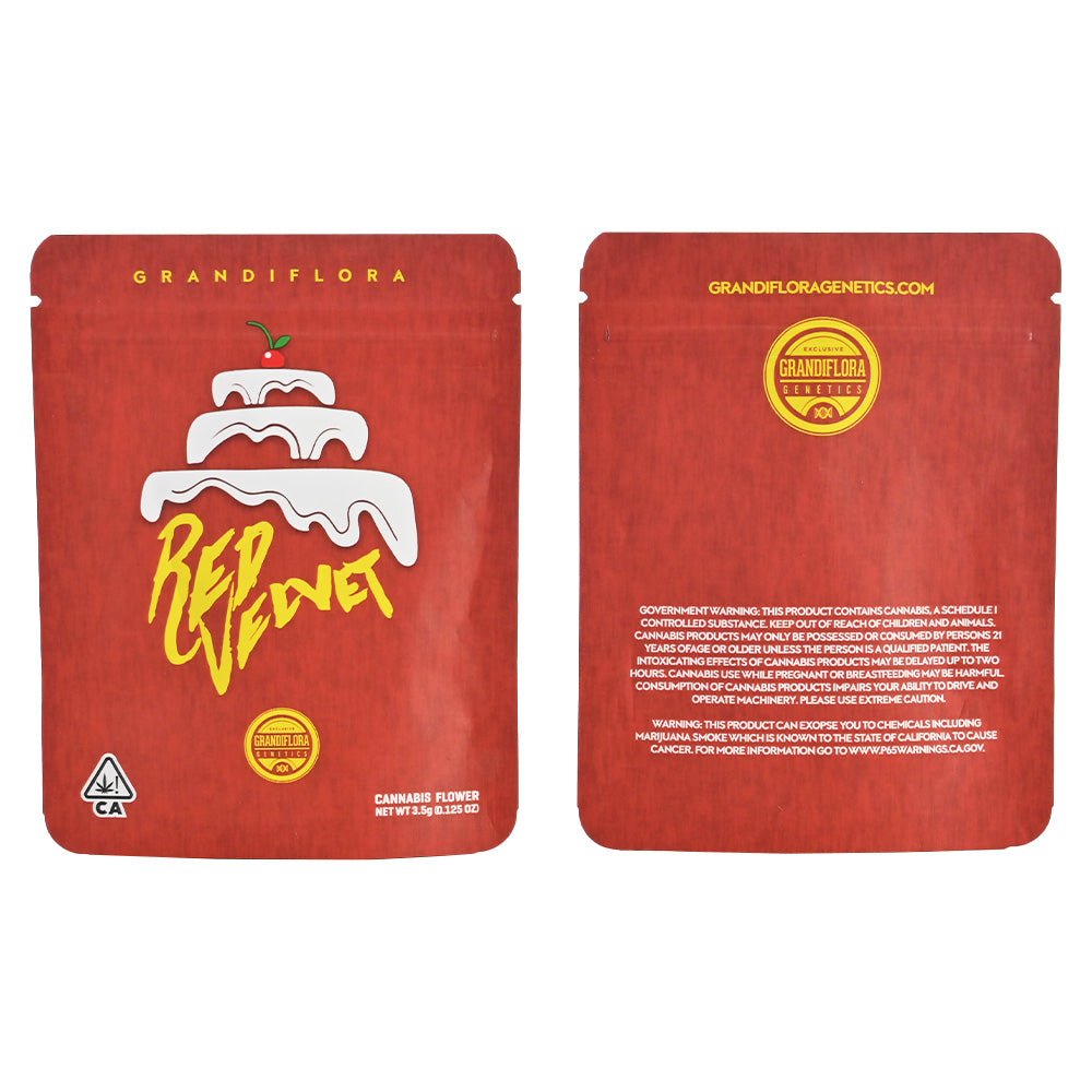 Red Velvet Cannabis Flower Pouch PK496