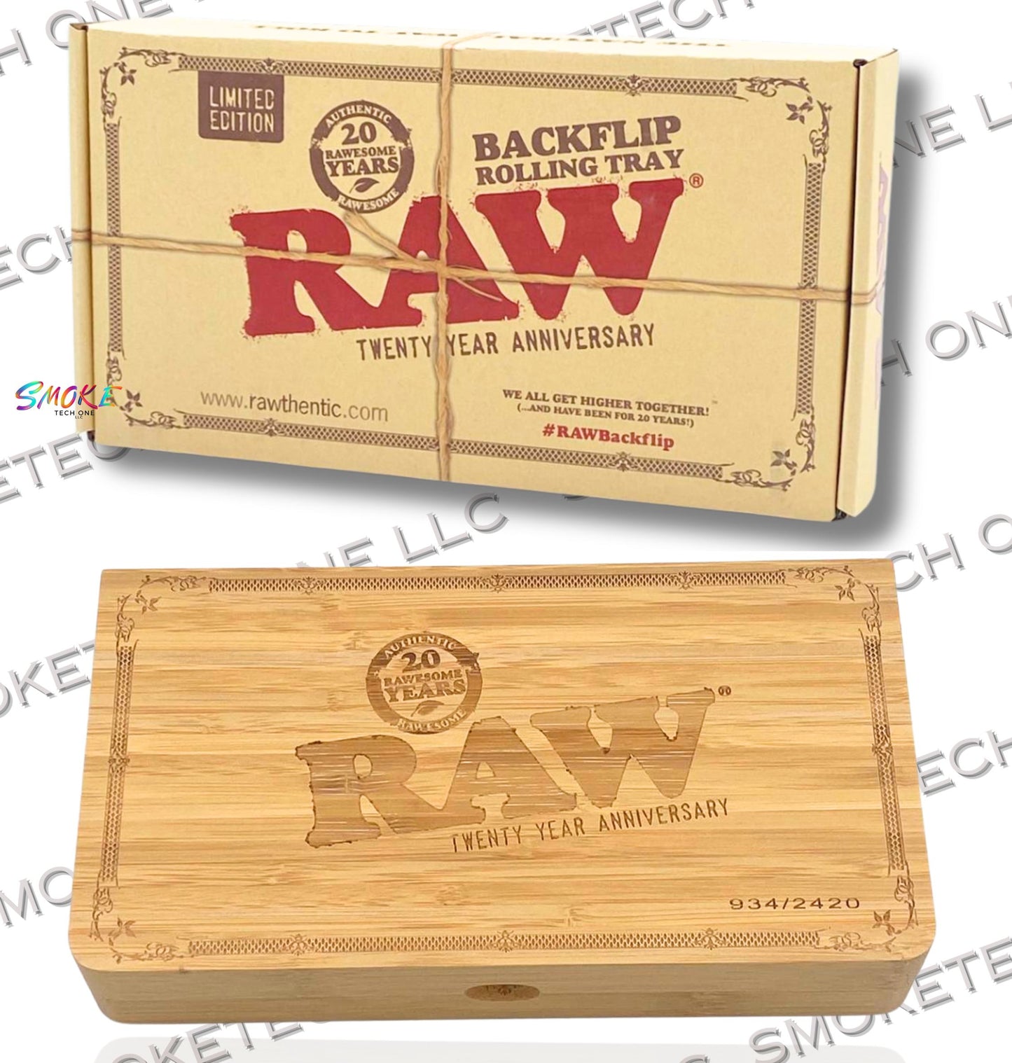 RAW Backfilp Rolling Tray (20th Anniversary)