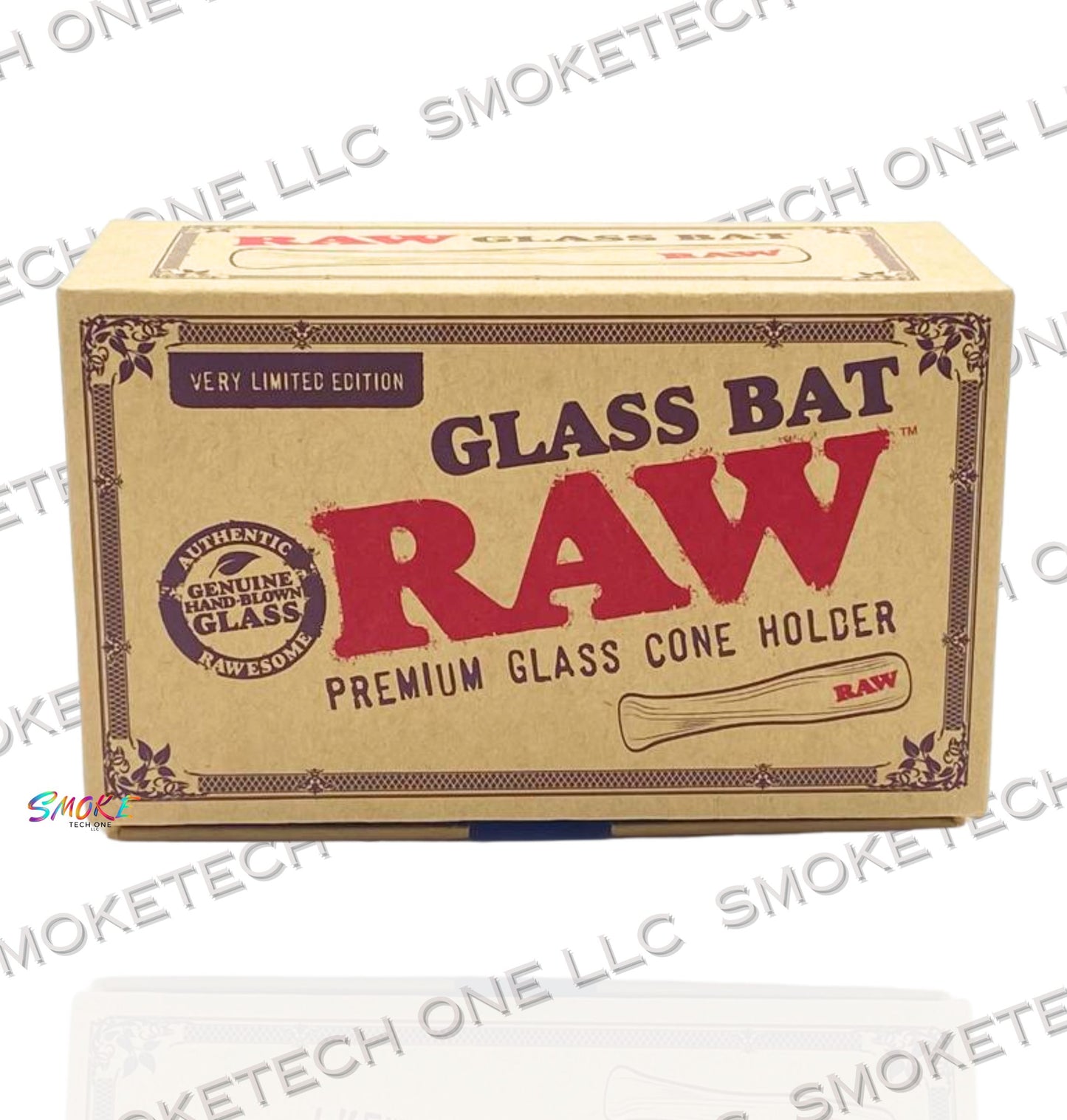 RAW Glass Bat (Premium Glass Cone Holder)