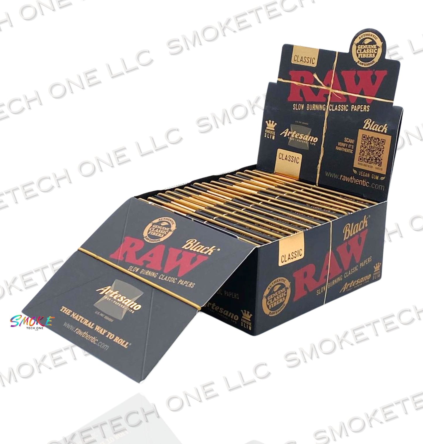 Raw Black Artesano Classic King Size Slim