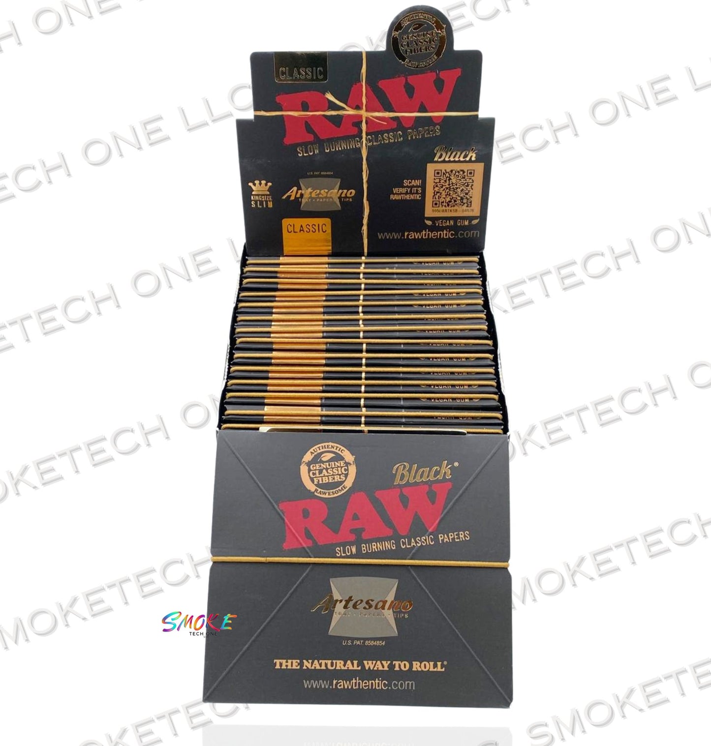 Raw Black Artesano Classic King Size Slim