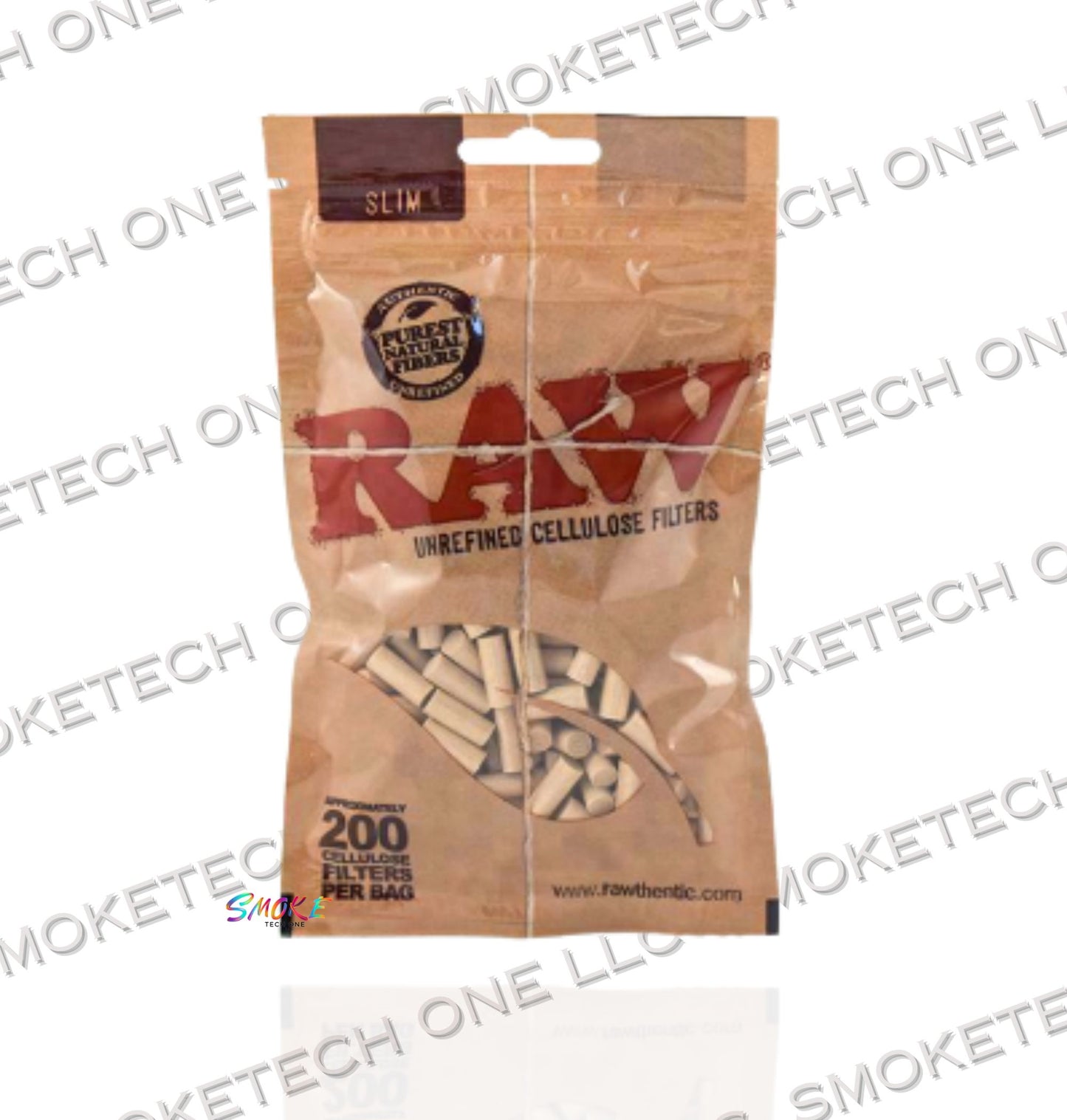 Raw Unrefined Cellulose Filters - 200 bag - Smoke Tech One LLC