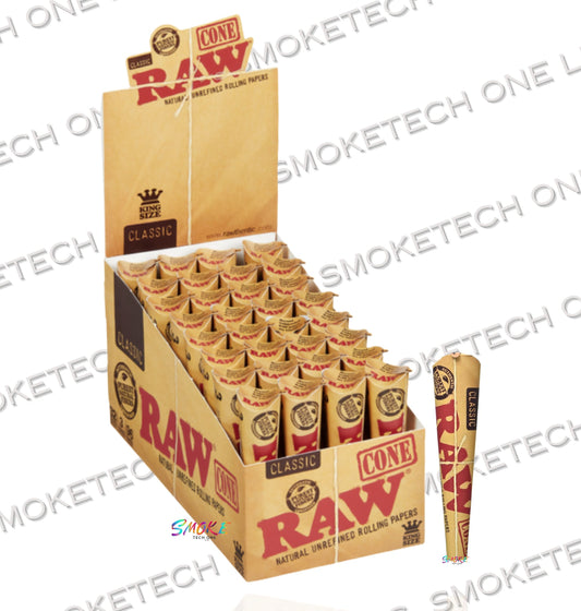 RAW Classic Cones Pre Rolled | 32 Packs