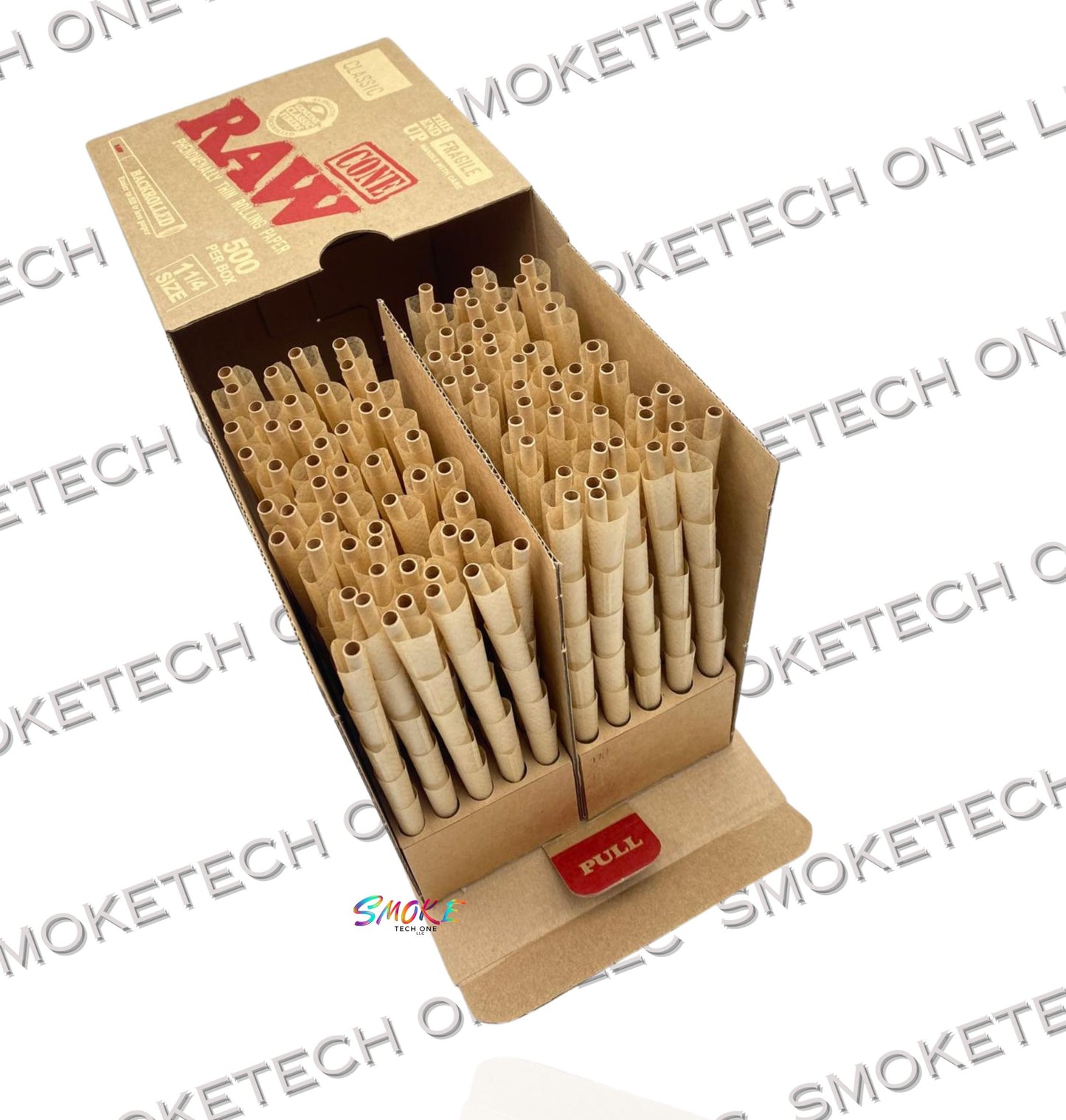 RAW Classic 1¼ Size Ethereal Pre-Rolled Cones - Box of 500