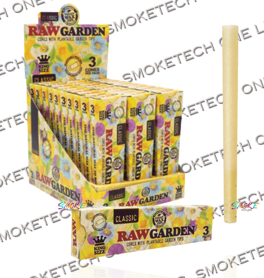 RAW Garden Cone - King Size 3pk